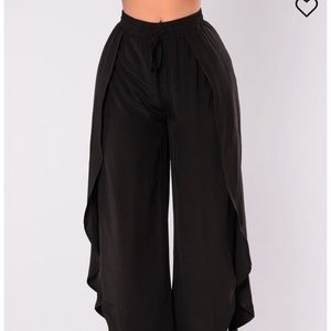 Black palazzo pants used